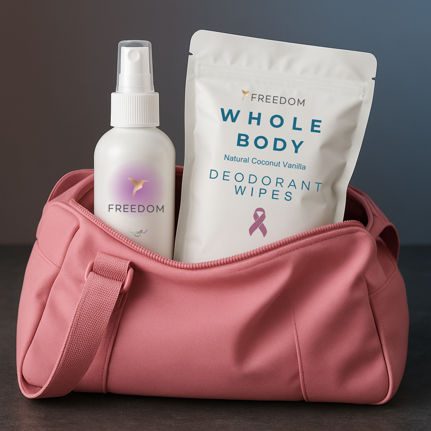 Shower Spray + Deodorant Wipes Bundle