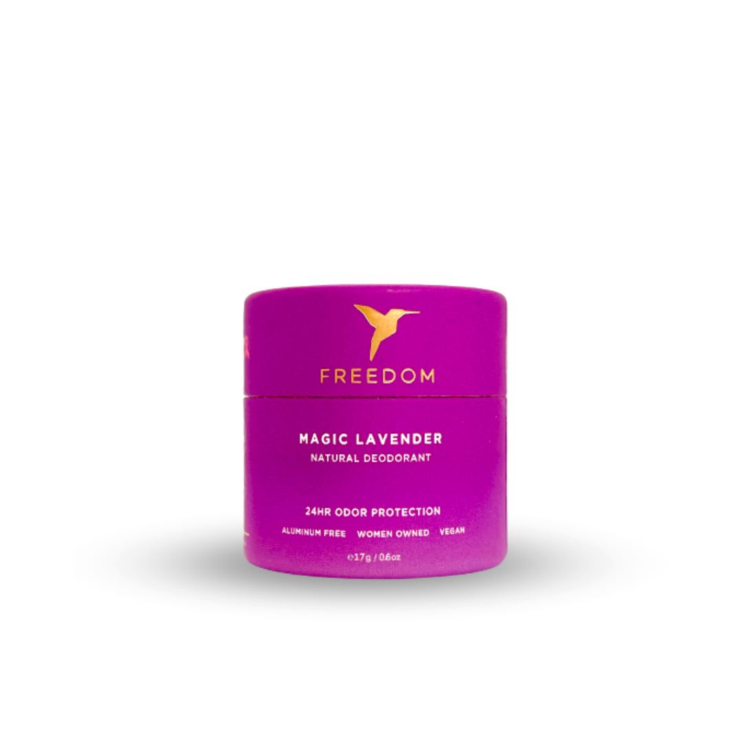 Magic Lavender (Eco-Friendly Paper) / 1-pack - Travel Mini's Freedom Natural Deodorant