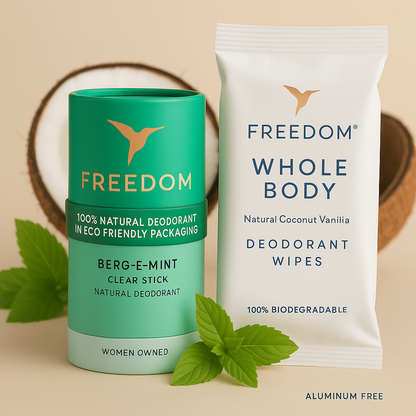 Bergamot Deodorant & Deodorant Wipes