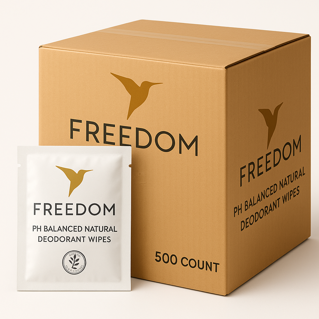 Freedom Whole Body pH-Balanced Deodorant Wipes