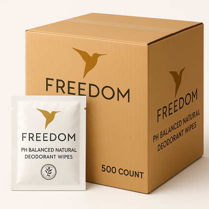 Freedom Whole Body pH-Balanced Deodorant Wipes