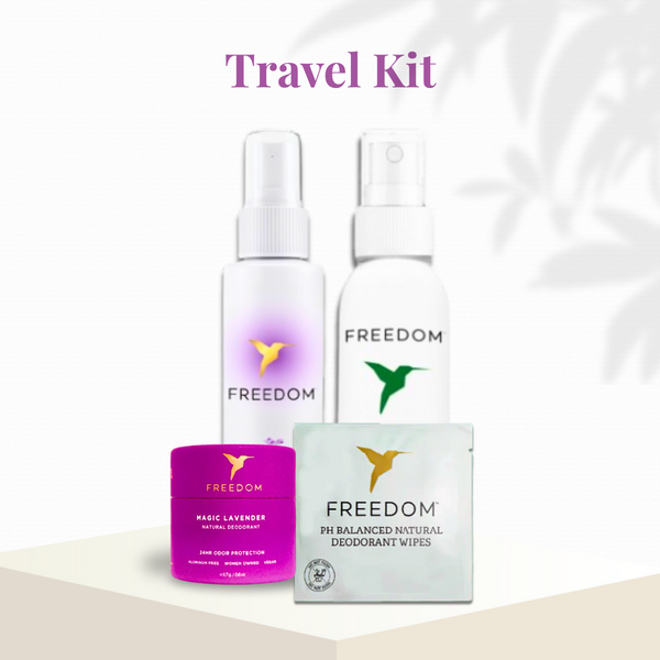 Travel Kit Bundle Pack – Freedom Natural Deodorant