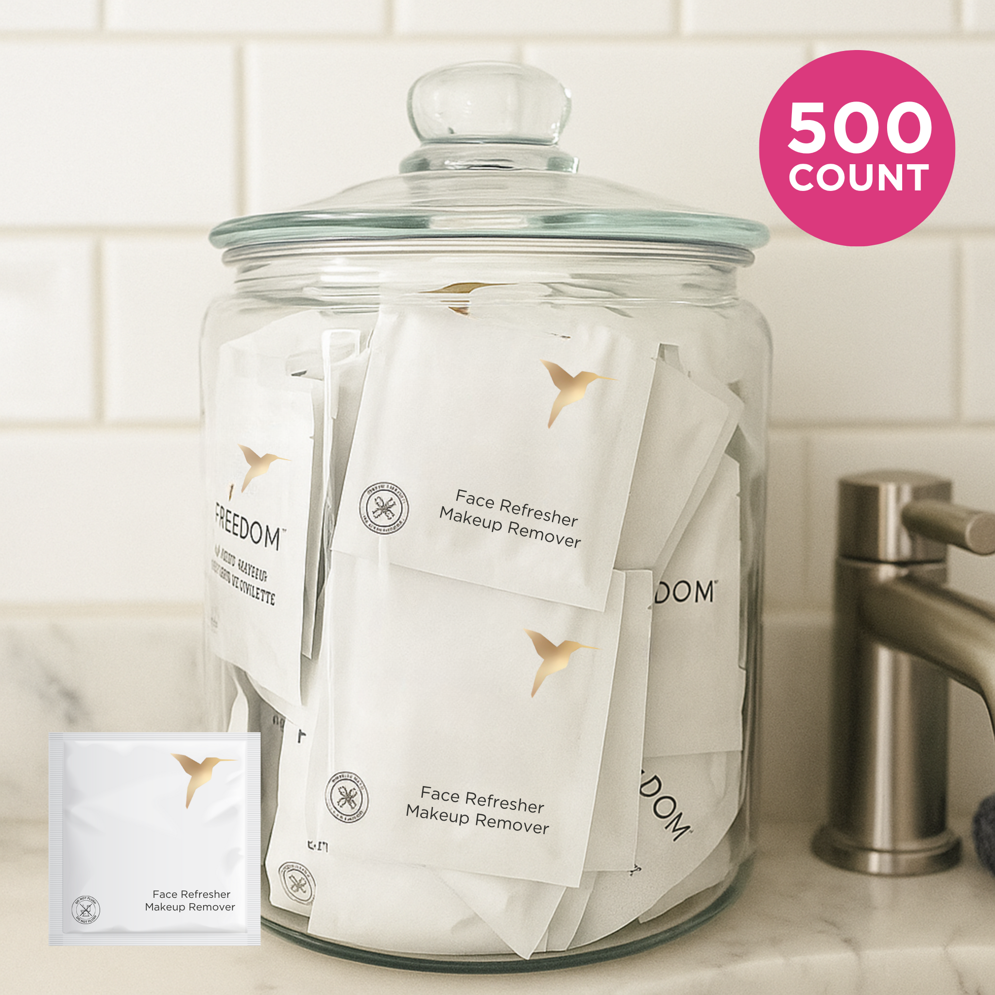 500 Count Makeup Remover Wipes