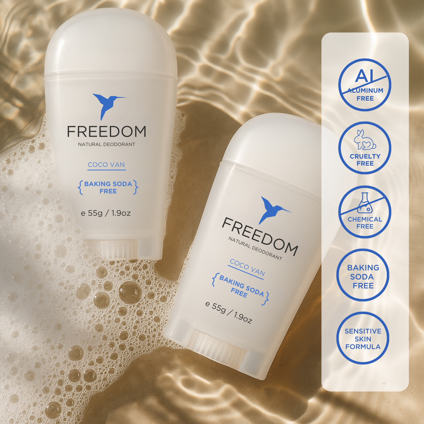 Eco-friendly Deodorant 1.9oz