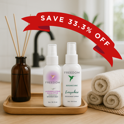 Deodorant Spray + Shower Mist Bundle (2oz)