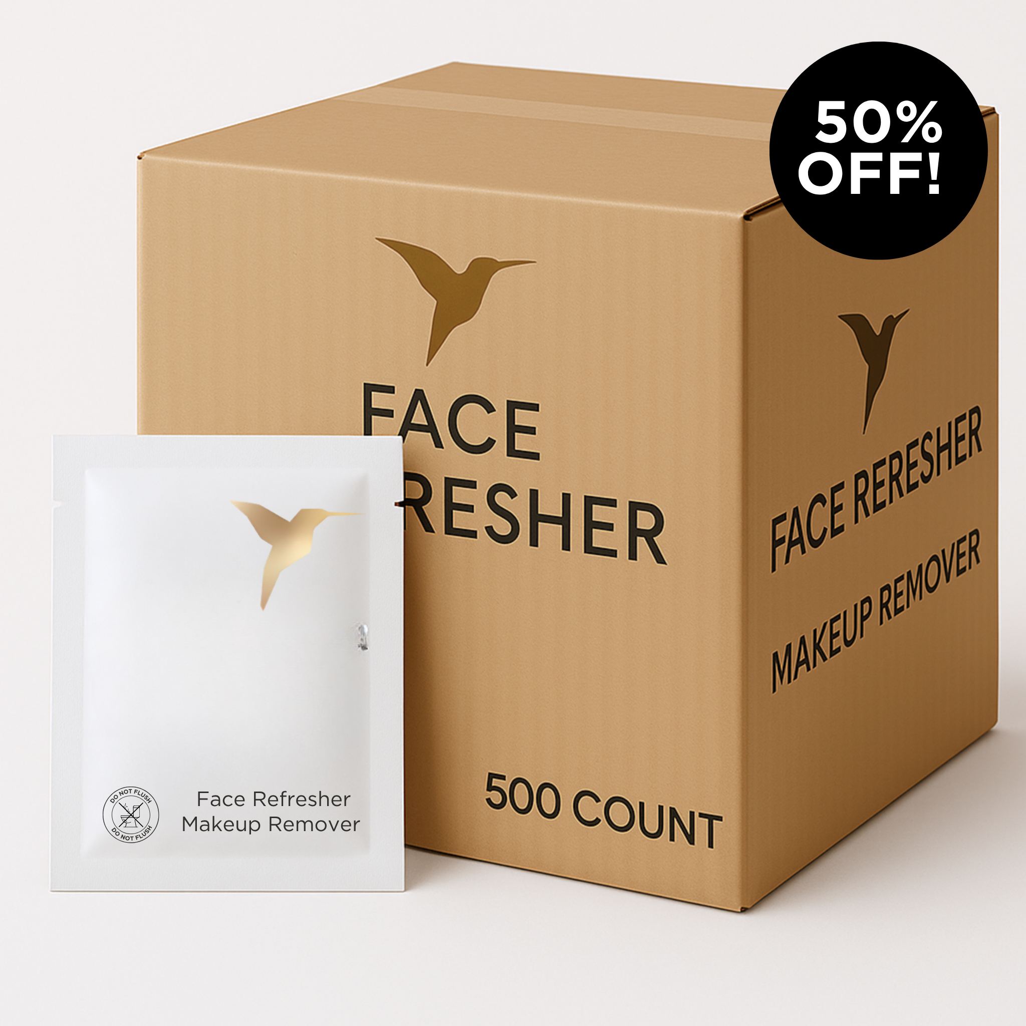 500 Count Makeup Remover Wipes