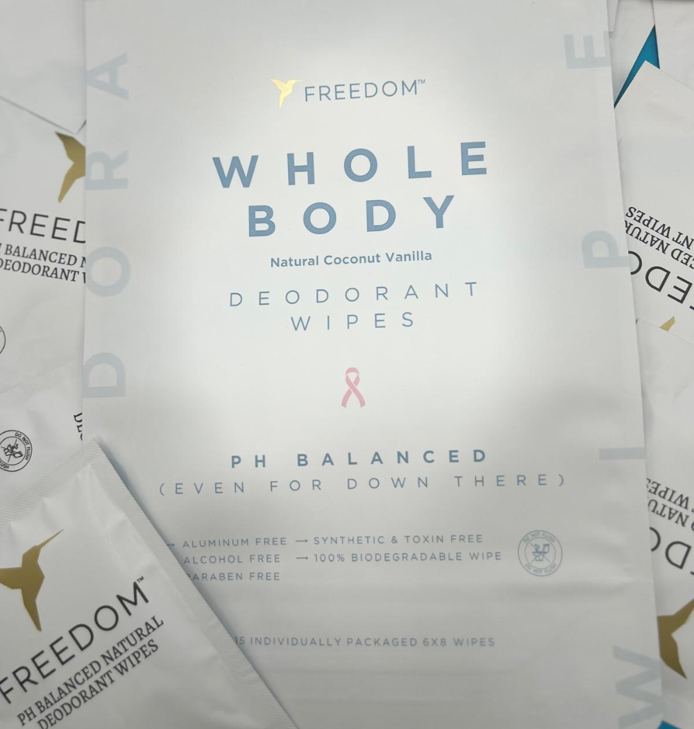 Whole Body Deodorant Wipes