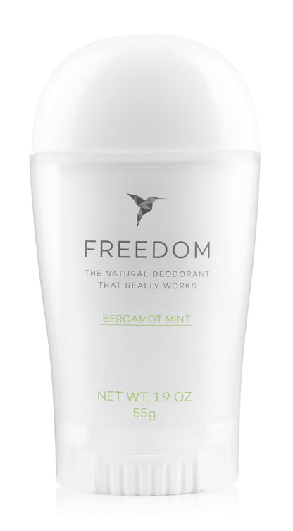 All Natural Deodorant - Sticks Deodorant Freedom Bergamot Mint (Plastic Applicator) Single 