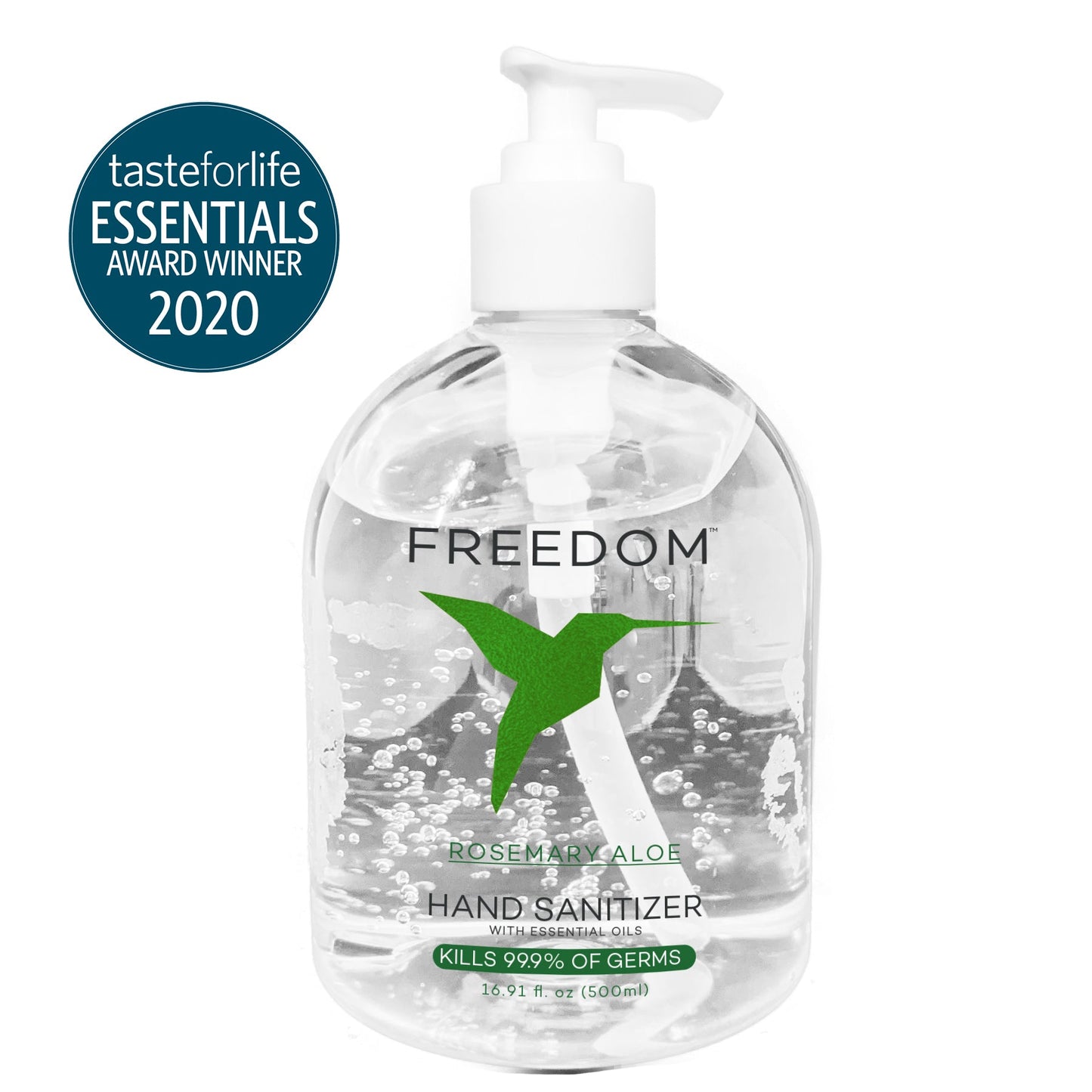 Rosemary Aloe Gel Hand Sanitizer Freedom Natural Deodorant Single 